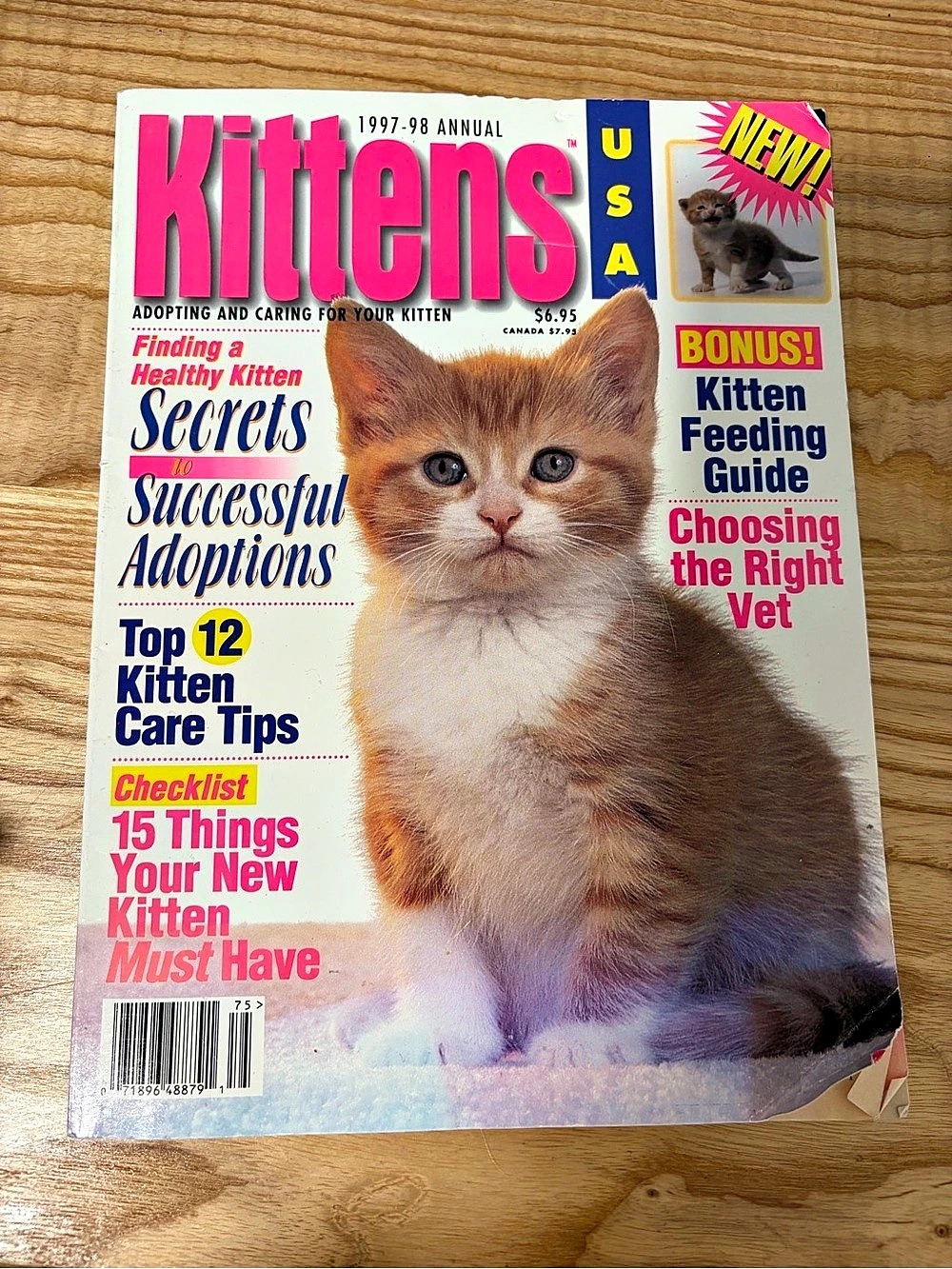 Kittens USA 1997-98 Annual vintage Magazine